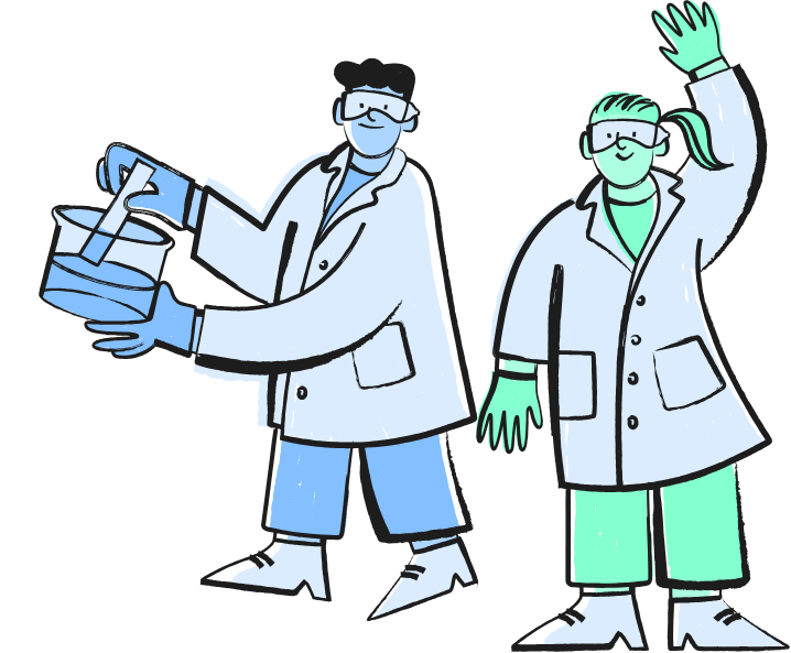 Mascotes SECOCI — Jovens cientistas